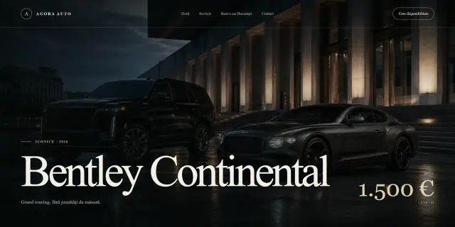 Agora Auto: Bentley Continental model page