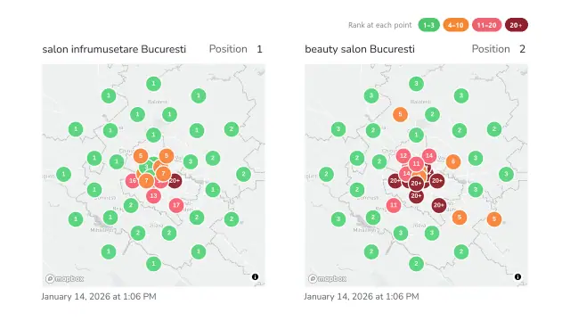 Beauty Day: Top 3 on Google Maps, January 2026