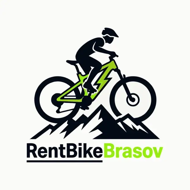 RentBike Brasov: Stacked RentBike Brasov logo