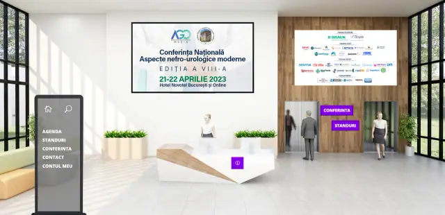 AGO Media: Virtual lobby for a medical conference