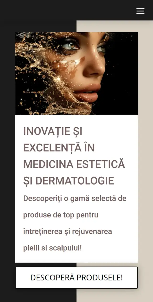 Eumedical: Gold splash hero on mobile
