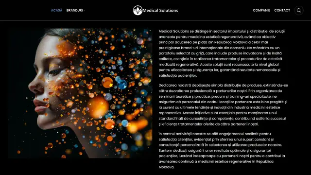 Euromedical Solutions: Live site homepage