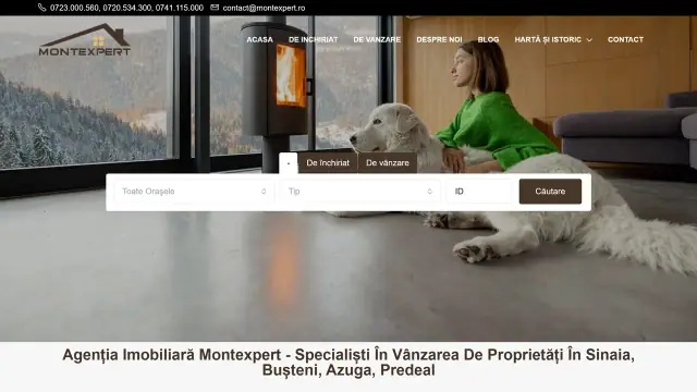 Montexpert: Real estate agency website