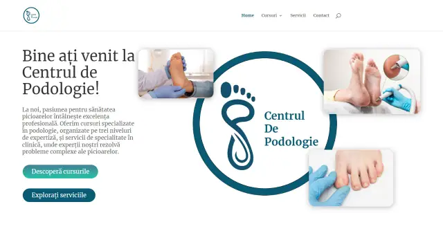 Centrul de Podologie: Clinic and courses homepage