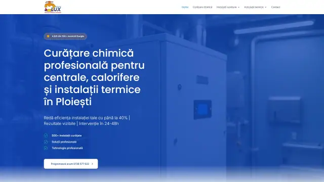 D'Lux Instal: Homepage hero scroll-through