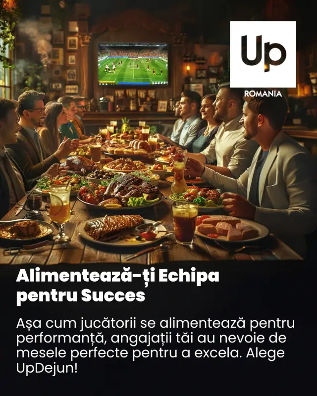 Up Romania: Up Dejun football campaign concept
